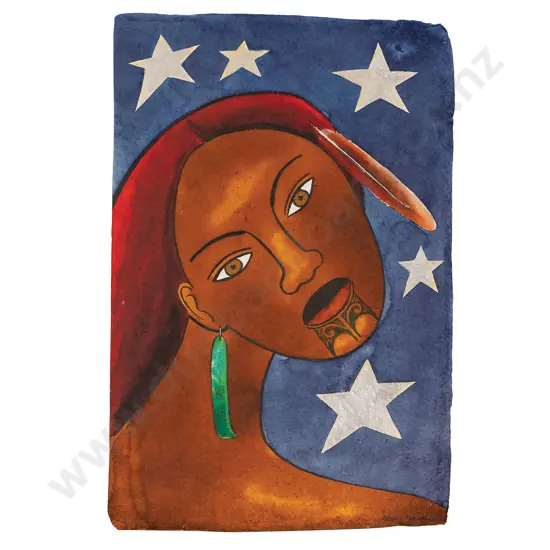 Robyn Kahukiwa - Hine Pounamu