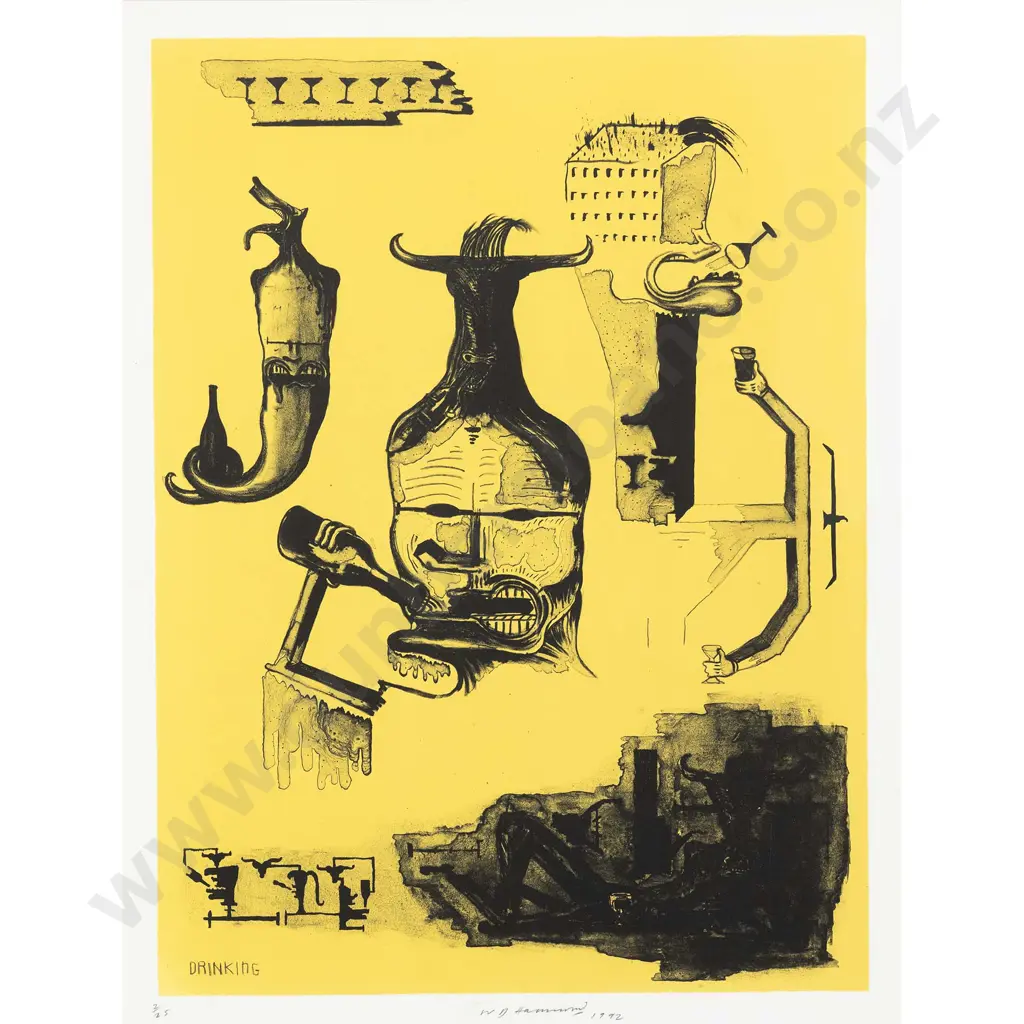 Bill Hammond - Drinking Image 1++