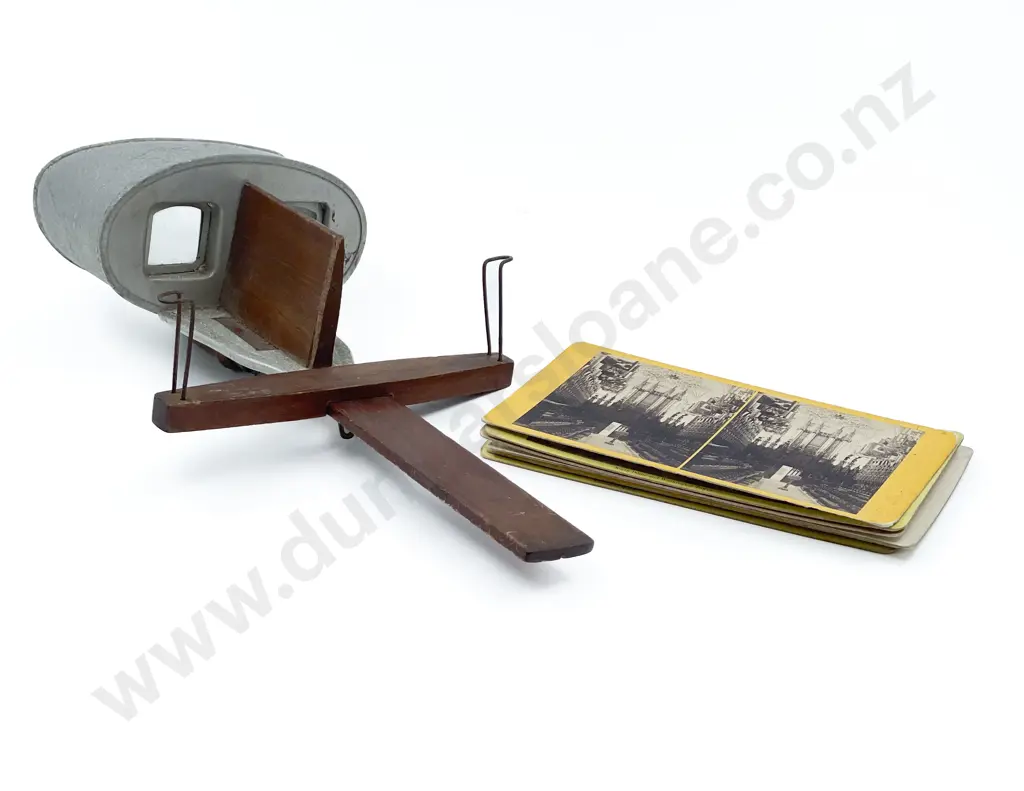 Stereoscope and Assorted Slides Image 1++