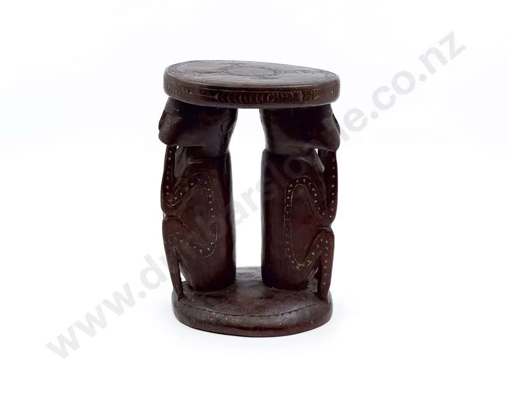 Tribal Figural Stool Image 1++