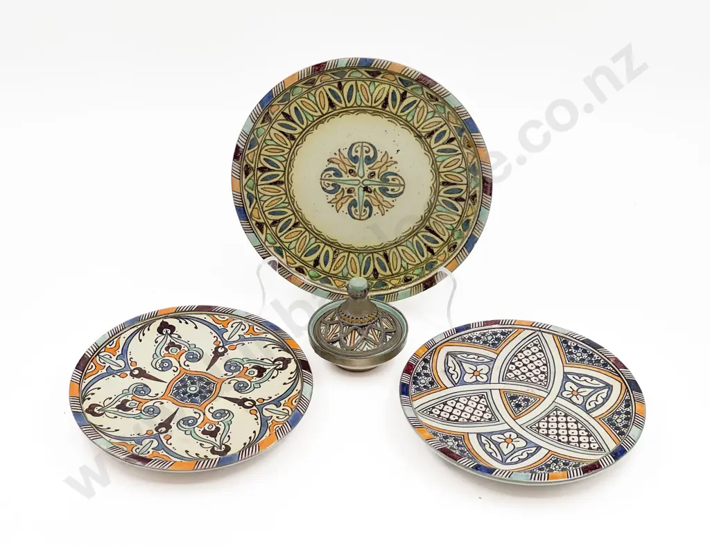 Small Qty of Iznik Plates and Other Image 1++