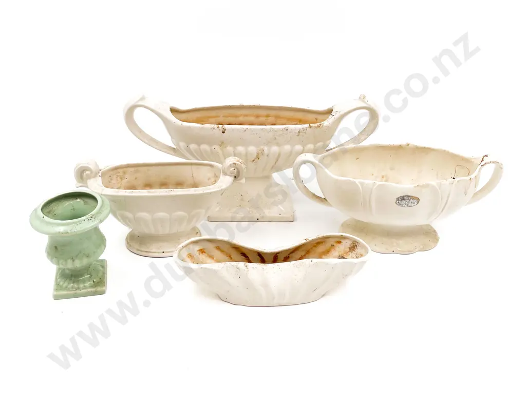 Five Assorted Vases Including Crown Lynn Image 1++
