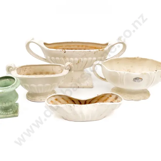 Five Assorted Vases Including Crown Lynn