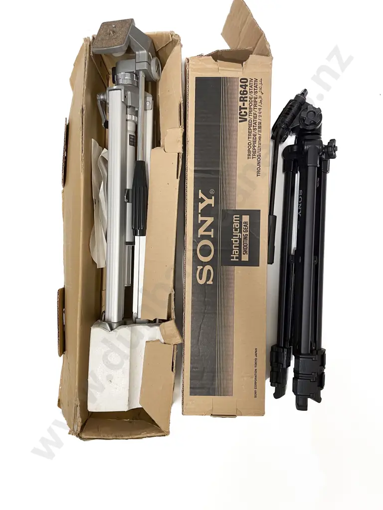 Boxed Sony and Panasonic Tripods Image 1++