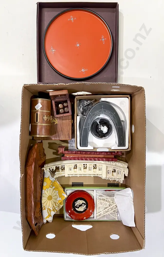 Box of Assorted Including As New Levitating Globe etc Image 1++