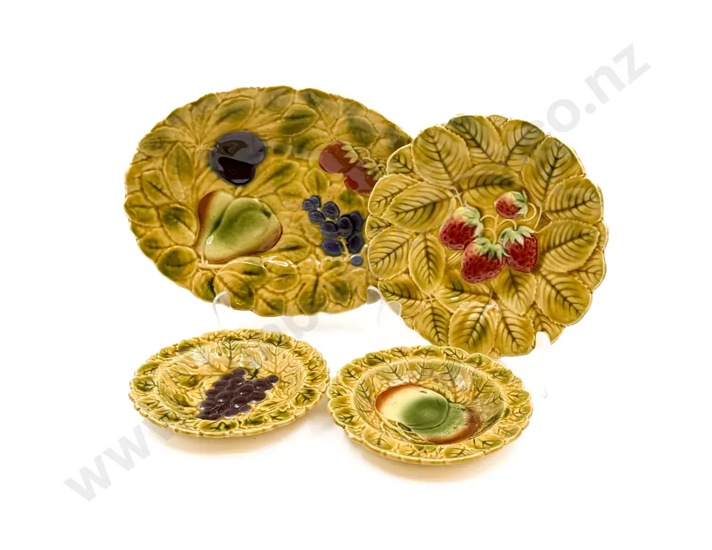 Four Pieces of Sarreguemines Pottery Image 1++