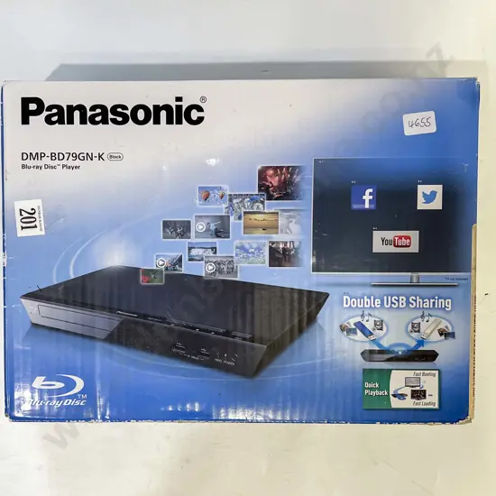 Boxed Panasonic Blu Ray Player