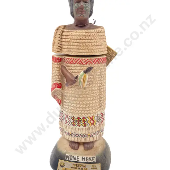Musical Jim Beam Figural Decanter - "Hone Heke" (full)