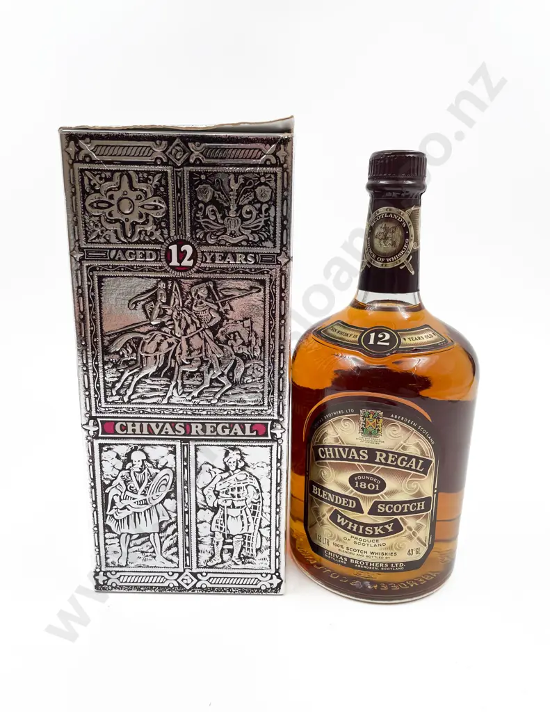 Boxed Chivas Regal 12 Year Scotch Whisky Image 1++
