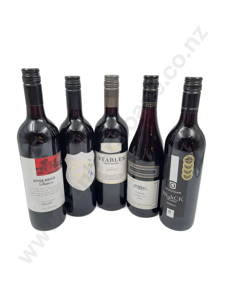 Two Australian Shiraz and Four NZ Assorted Reds Image 1++