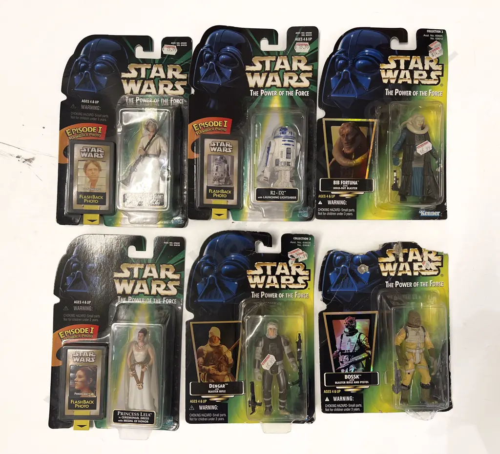 Star Wars - Episode I Flashback Photo Bubble Packs By Four and Two Other Figure Image 1++