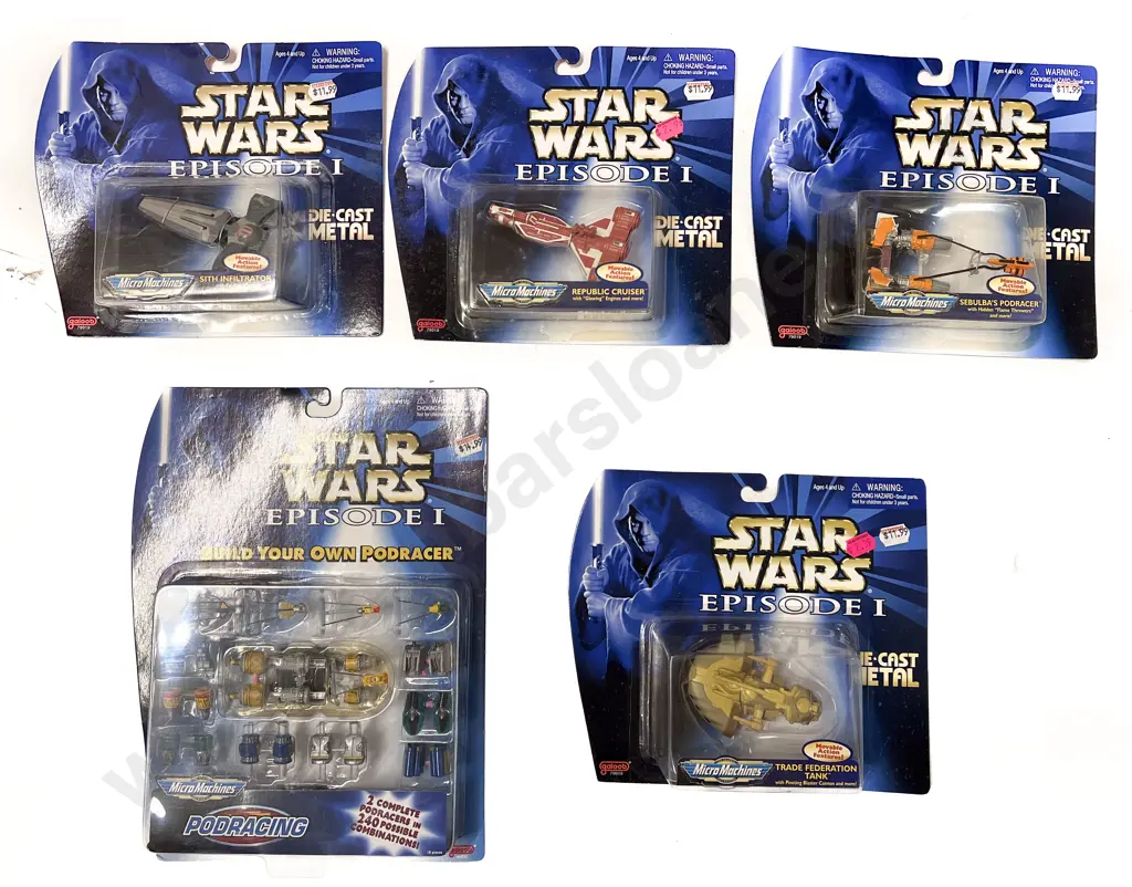 Star Wars - Episode I Micro Machine x 5 Image 1++