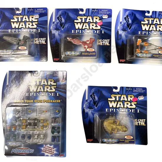 Star Wars - Episode I Micro Machine x 5