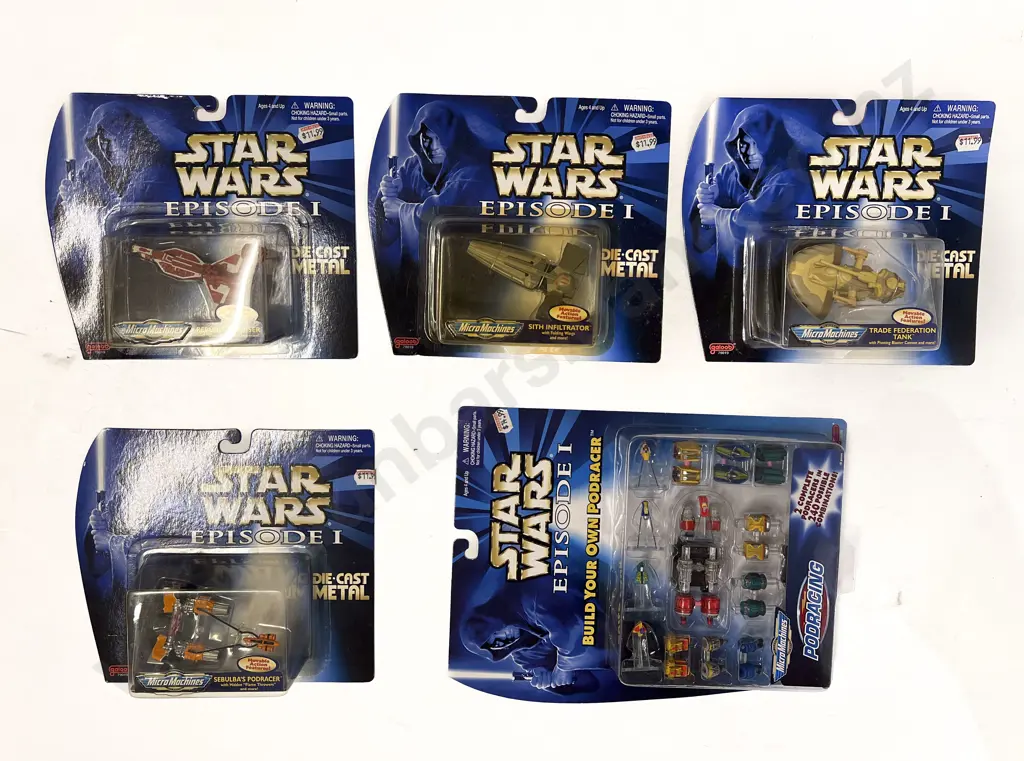 Star Wars - Episode I Micro Machines x 5 Image 1++