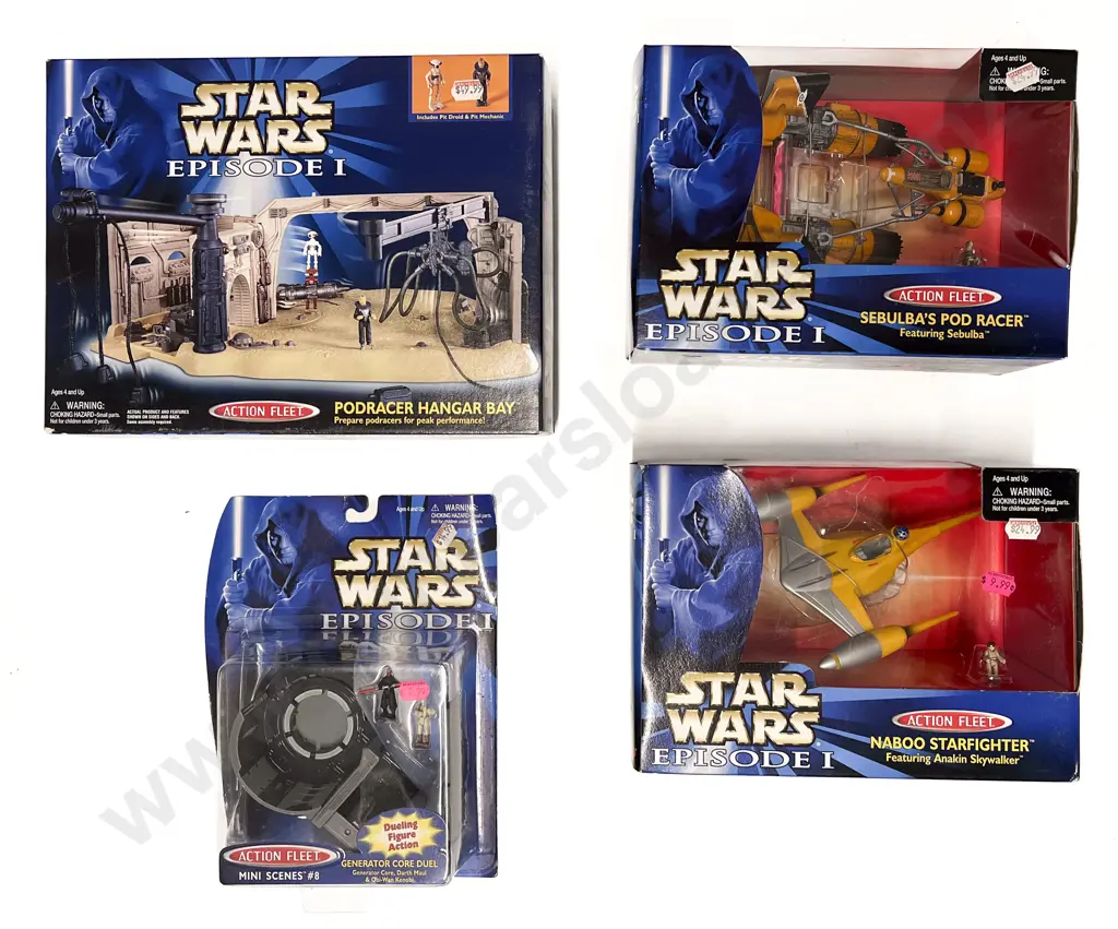 Star Wars - Episode I Action Fleet Assorted x 4 Image 1++