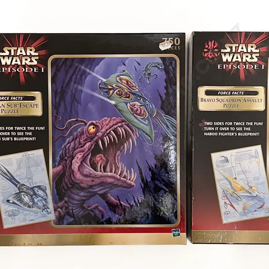 Start Wars Episode I Two Jigsaw Puzzles and Calendar 2003