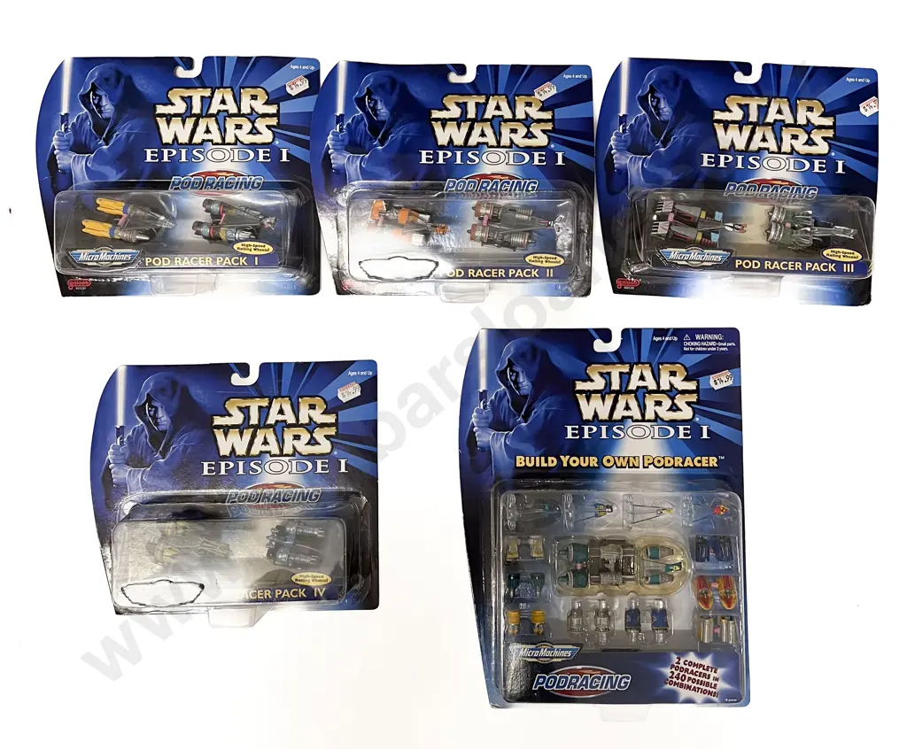 Star Wars Episode I Pod Racers x 5 Image 1++