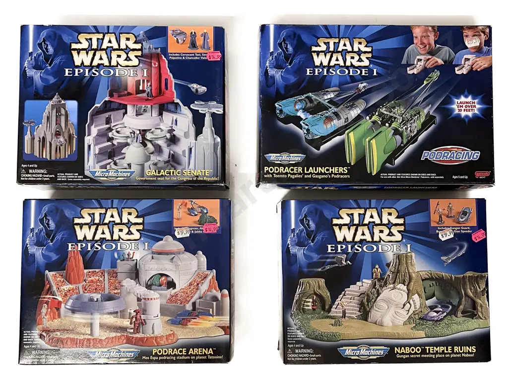 Star Wars Episode I Micro Machines Assorted x 4 Image 1++