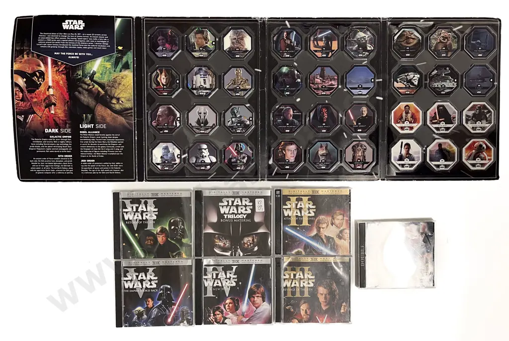 Star Wars DVD's and Countdown Disk Pack Image 1++