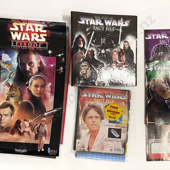 Assorted Star Wars Posters With Banner Etc