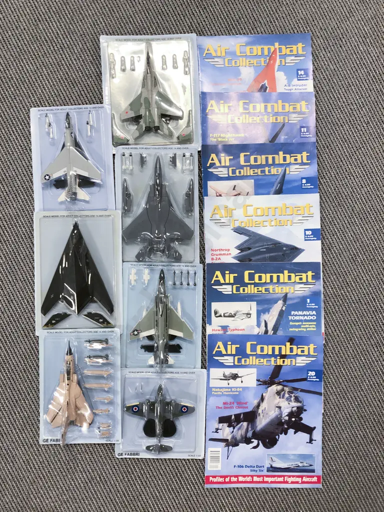 Seven Air Combat Collection Bubble Packed Models Image 1++