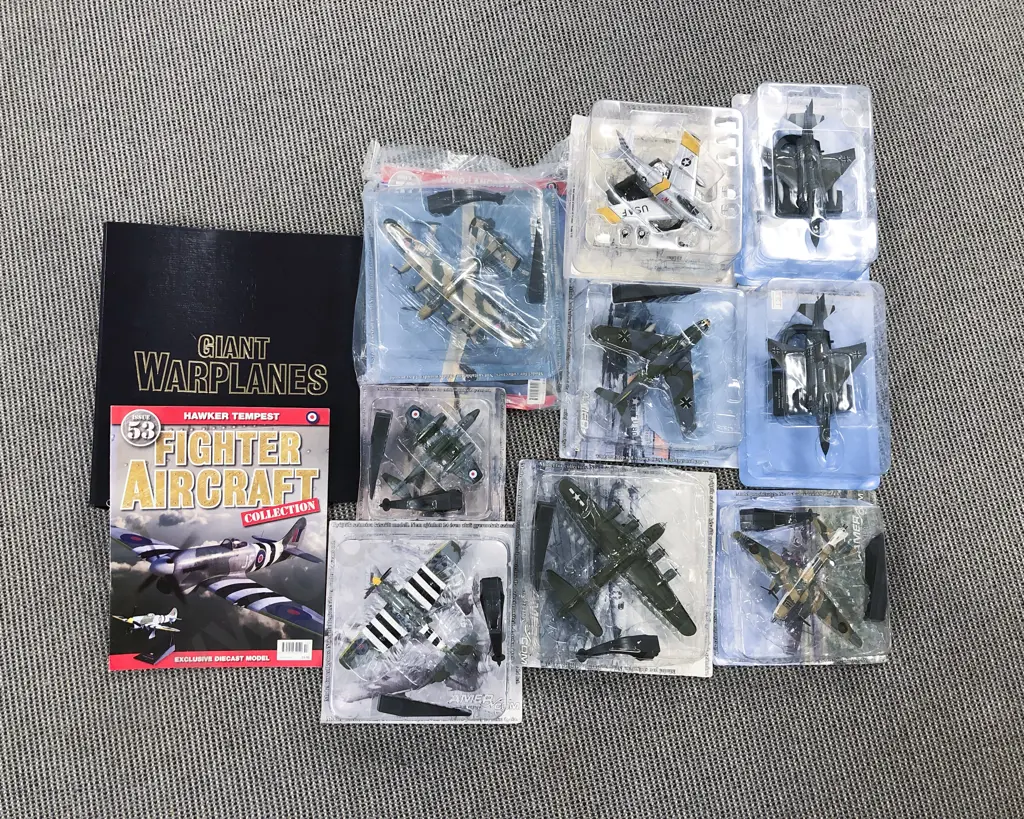 Fighter Aircraft Boxed Models x 8 Image 1++