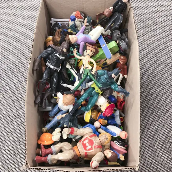 Qty of Toy Figures and Action Figures
