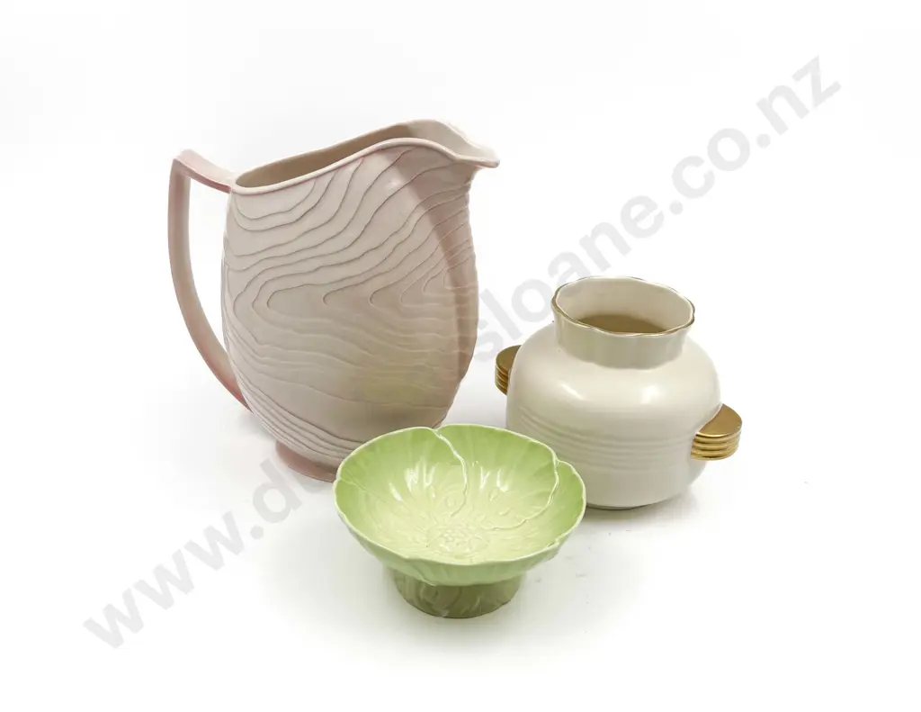 Carltonware Rippled Jug and Two Others Image 1++