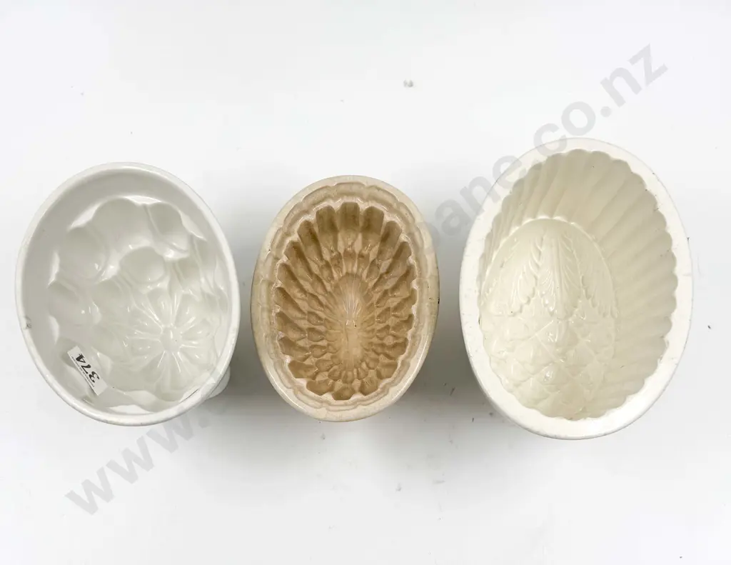 Vintage Ceramic Jelly Moulds Image 1++