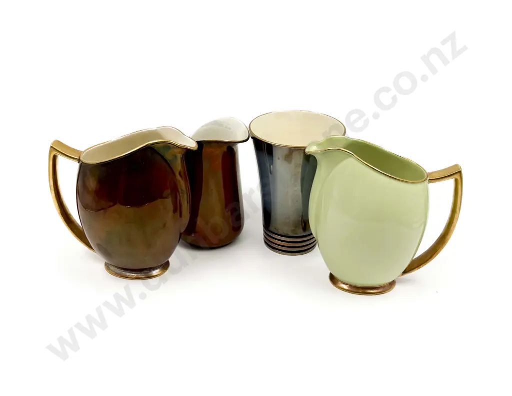 Three Carltonware Jugs Together with Vase Image 1++