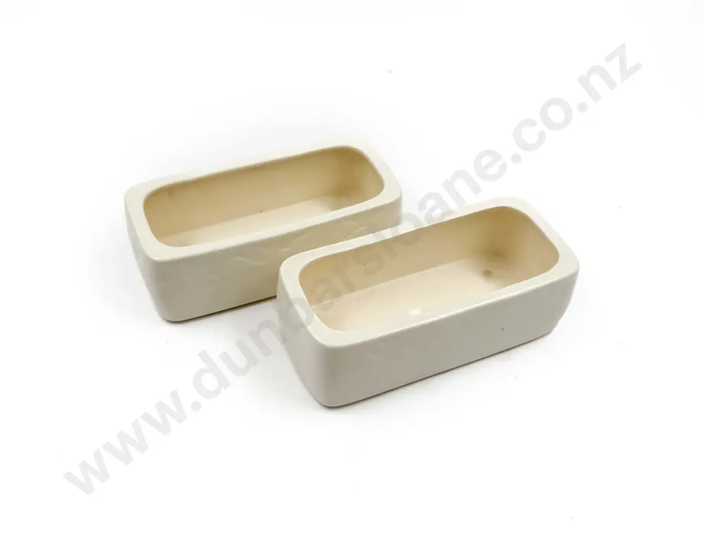 Pair of Crown Lynn Flower Troughs Image 1++