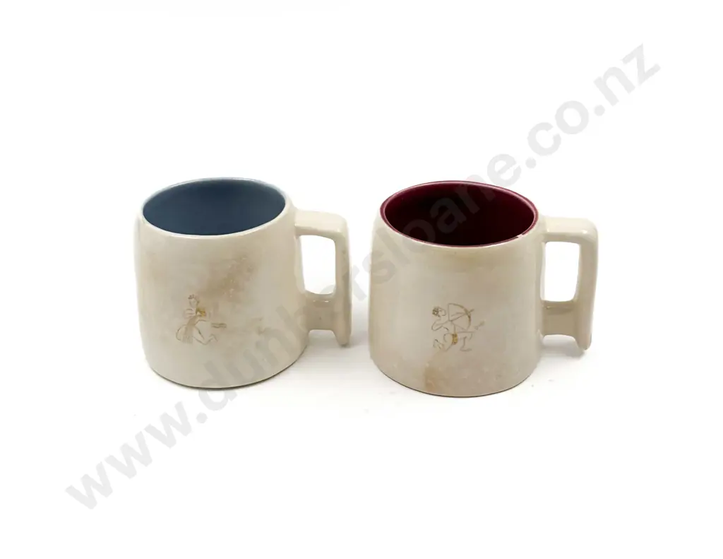 Two O.C. Stephens Zodiac Mugs (faults) Image 1++