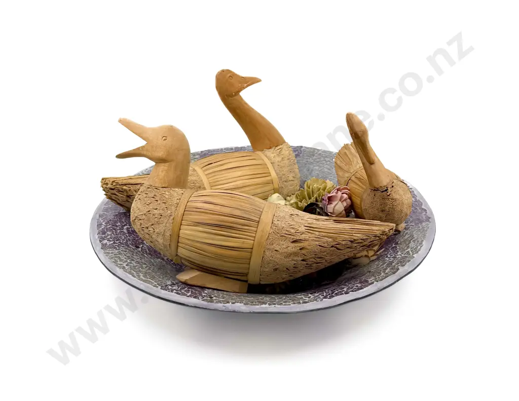 Mosaic Charger With Assorted Decorative Ornaments Image 1++