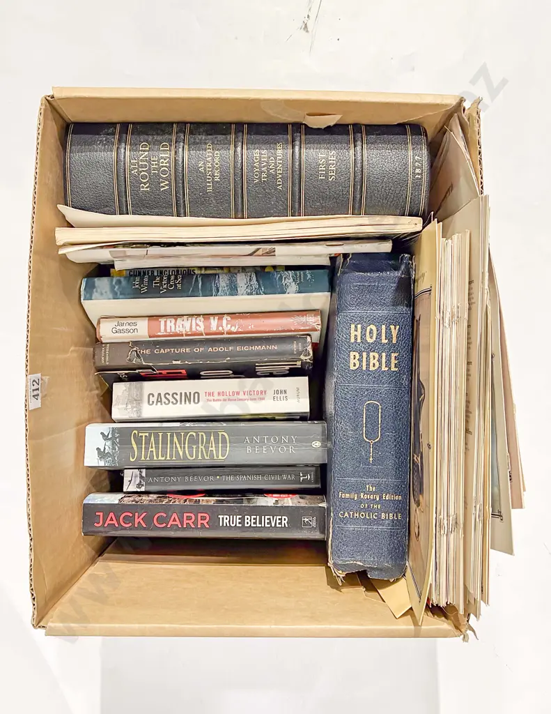 Box of Assorted Books Image 1++