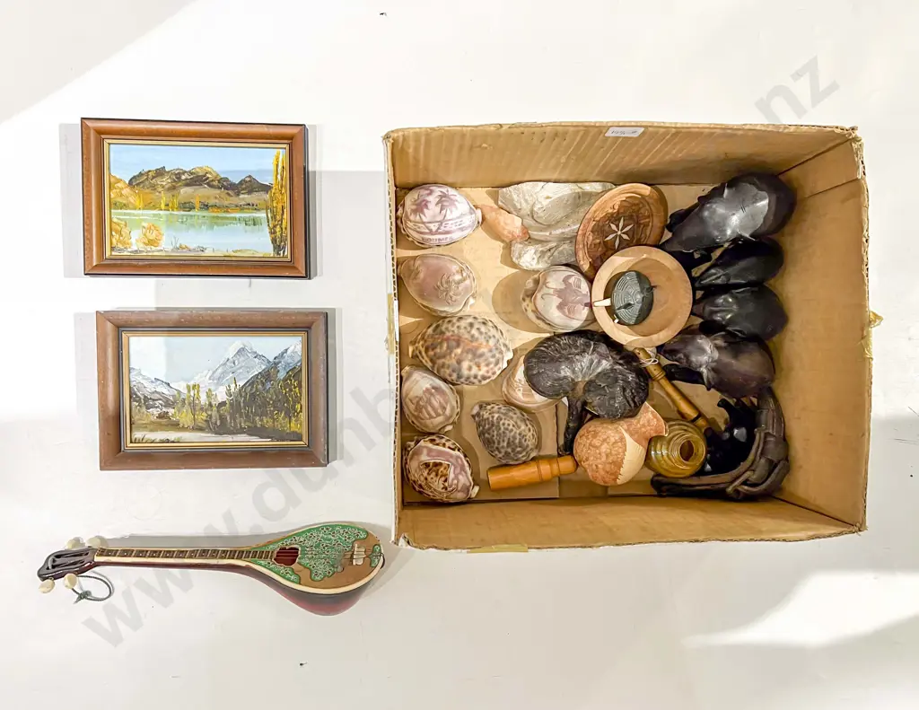 Qty of Assorted Shells and Ornaments Etc Image 1++