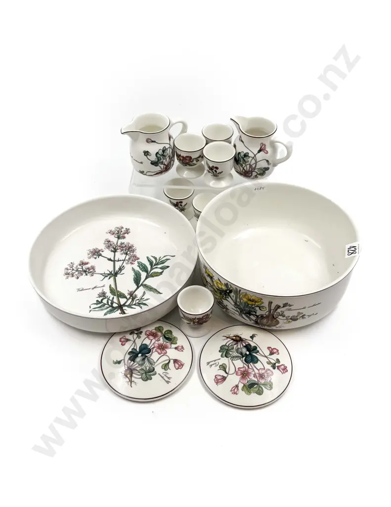 Villeroy & Boch "Botanica" Pattern - Two Large Serving Bowls With Egg Cups and Two Jugs etc Image 1++