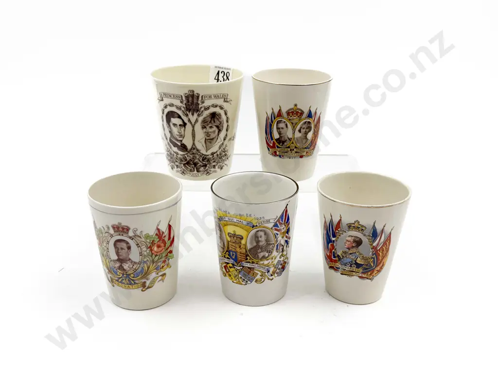 Five Assorted Royal Comm. Cups Image 1++
