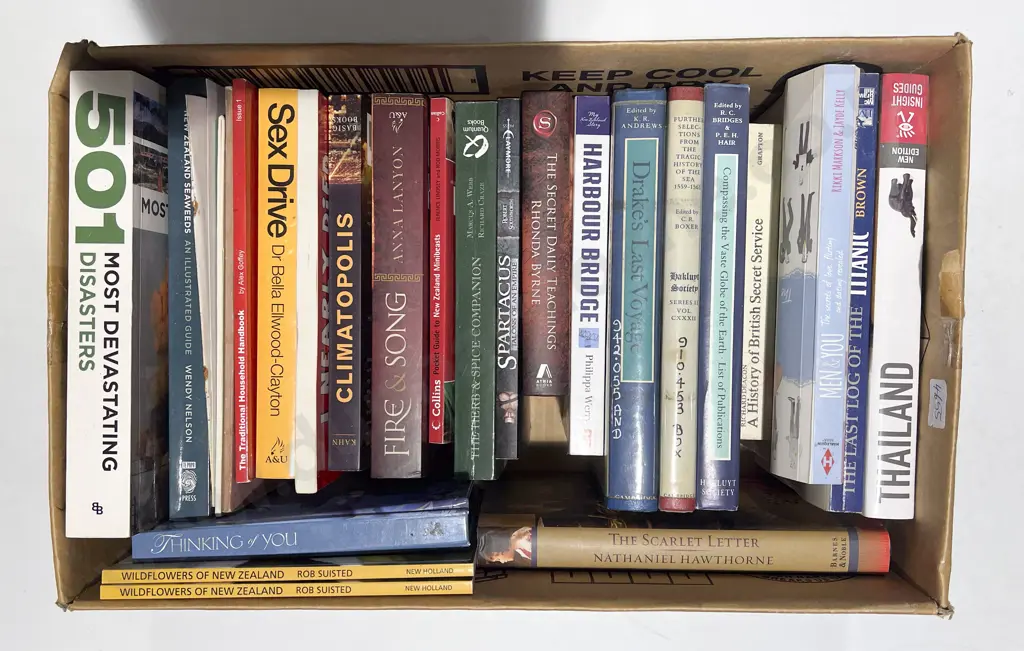Two Boxes of Assorted Books Image 1++