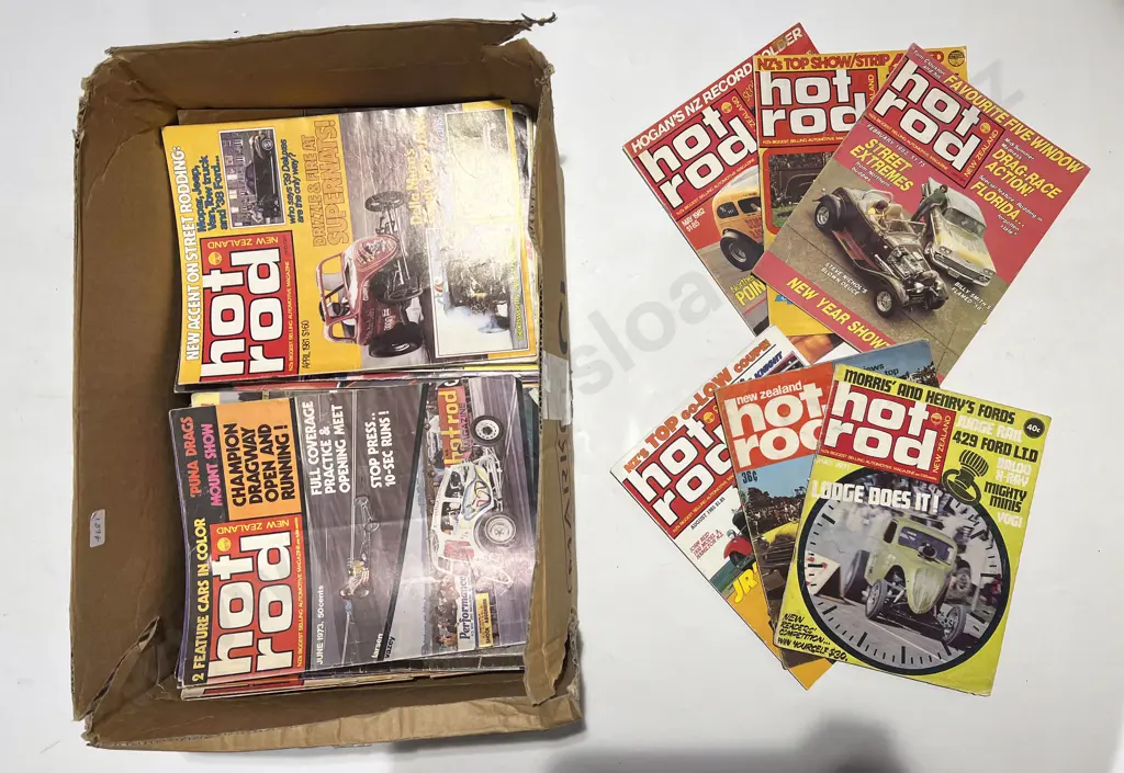 Collection of Vintage Hot Rod Magazines Image 1++