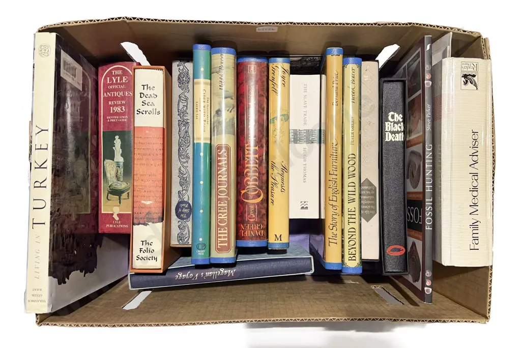 Box of Assorted Books Image 1++