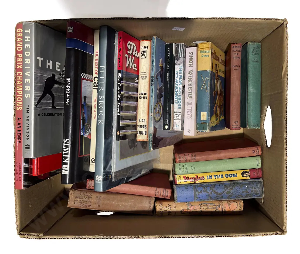 Box of Assorted Books Image 1++