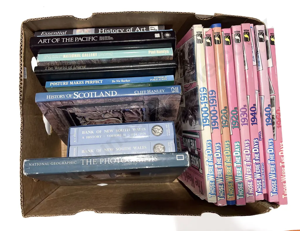 Box of Assorted Books including Art Reference Image 1++