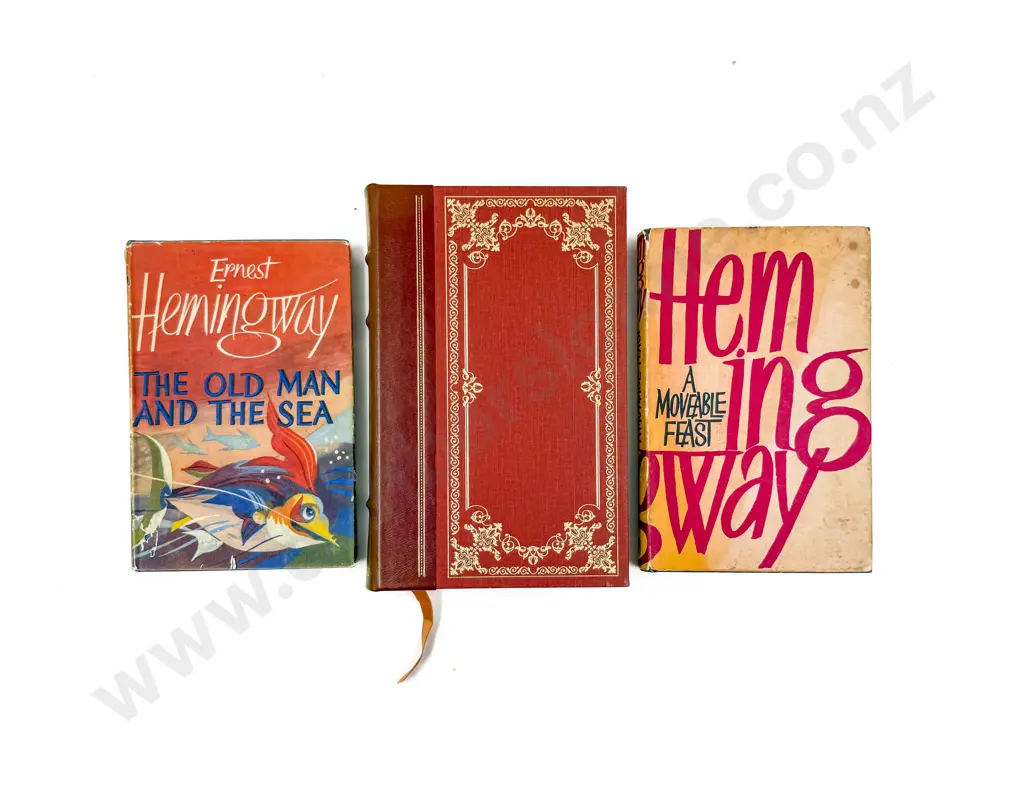 Three Books by Ernest Hemingway Image 1++