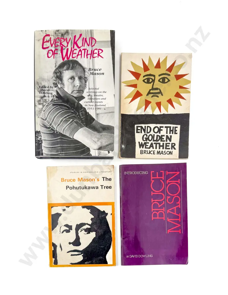 Two Bruce Mason Plays and Two Bruce Mason Reference Volumes Image 1++