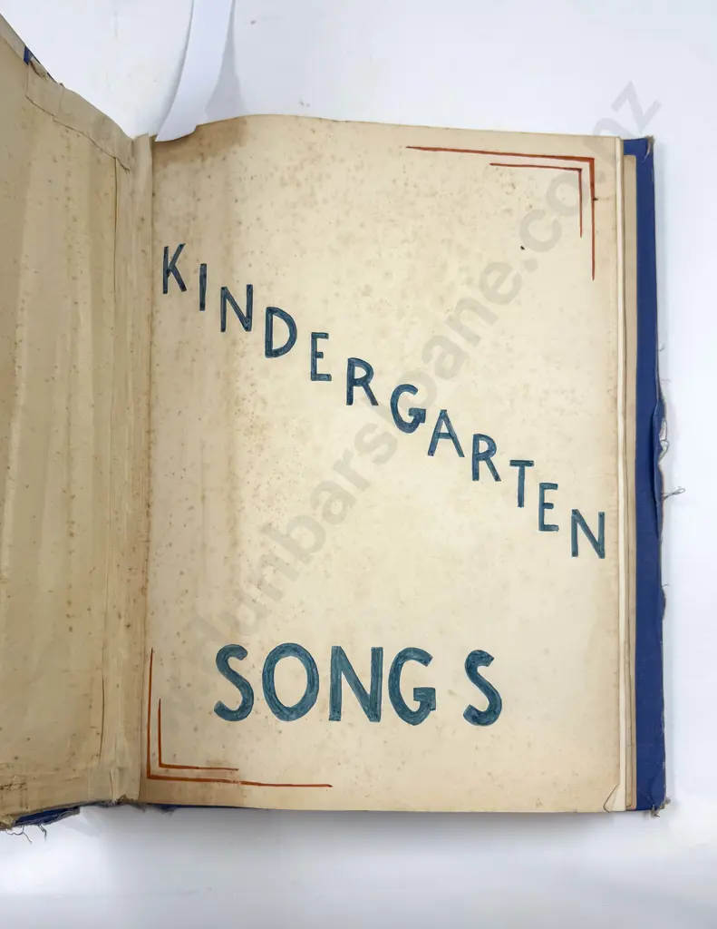 Vintage Sheet Music Scrap Album Image 1++