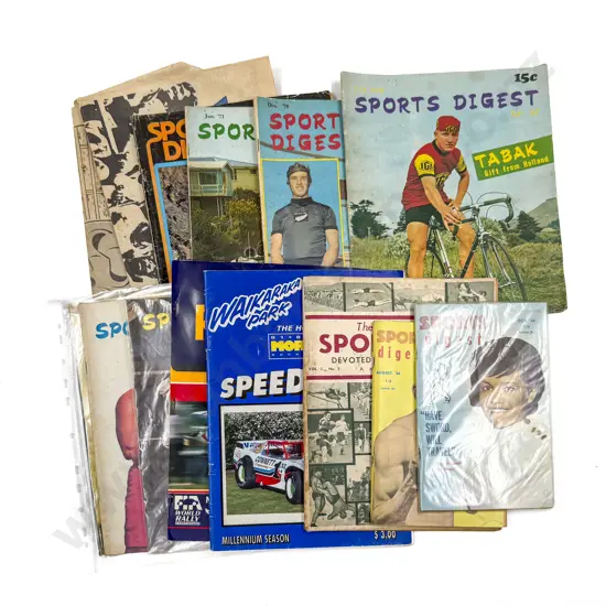 Qty of Assorted Vintage Sports Journals