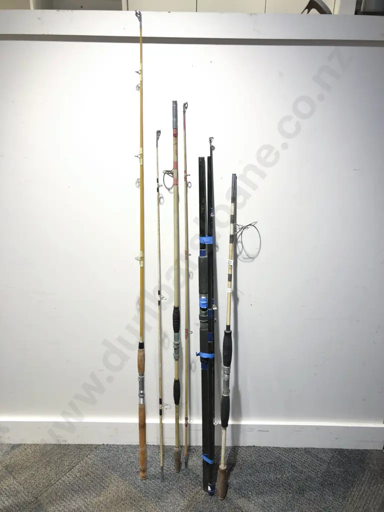 Qty of Assorted Fishing Rods Image 1++
