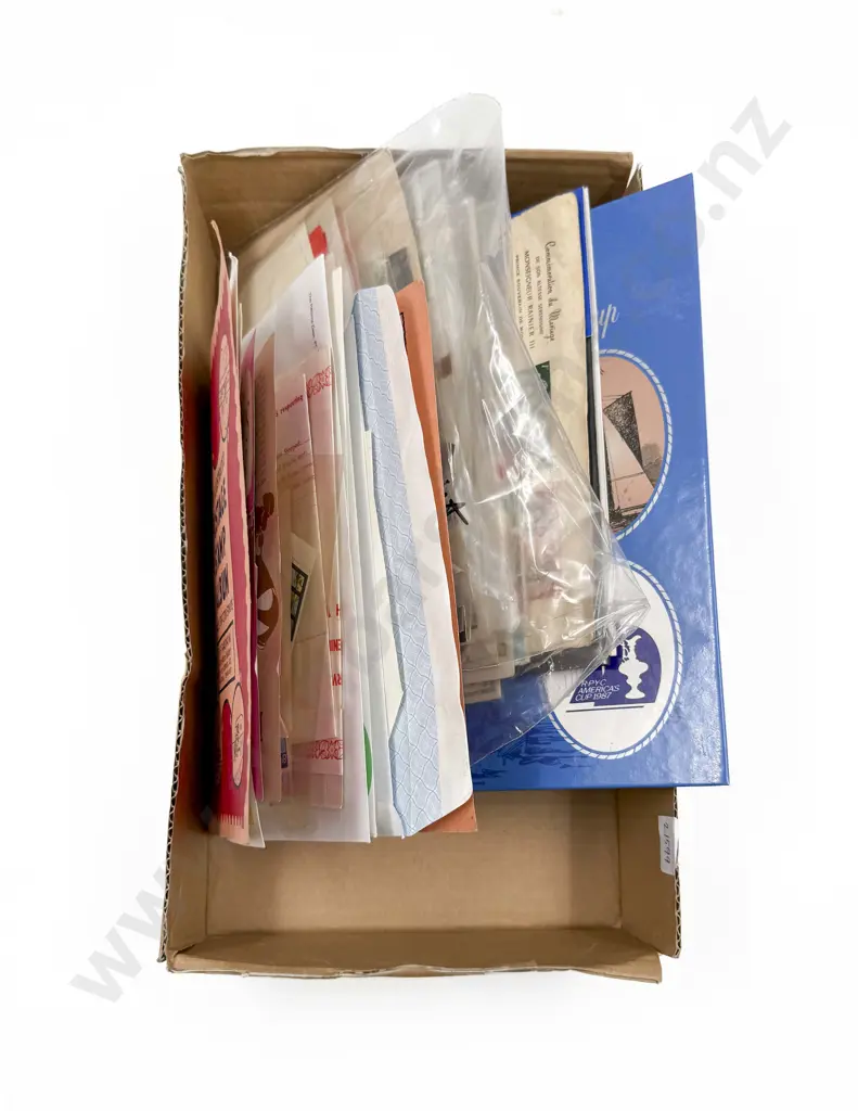 Box of Assorted Stamps Image 1++