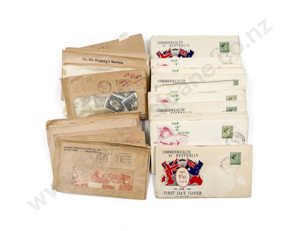 Box of Assorted Stamps Image 1++