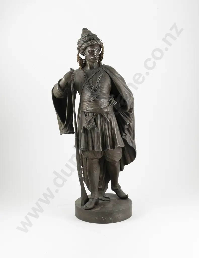 Antique Bronze Figure Of A Cossack Image 1++